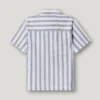 Camisa a rayas de corte holgado Camisa a rayas de corte holgado