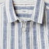 Camisa a rayas de corte holgado Camisa a rayas de corte holgado