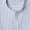 Camisa a rayas de corte holgado Camisa a rayas de corte holgado