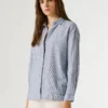 Camisa a rayas de corte holgado