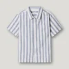 Camisa a rayas de corte holgado Camisa a rayas de corte holgado