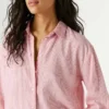 Camisa a rayas de corte holgado