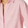 Camisa a rayas de corte holgado