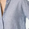 Camisa a rayas de corte holgado
