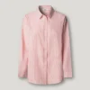 Camisa a rayas de corte holgado