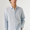 Camisa a rayas de corte regular