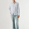 Camisa a rayas de corte regular