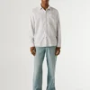 Camisa a rayas de corte regular