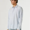 Camisa a rayas de corte regular