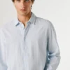 Camisa a rayas de corte regular