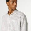 Camisa a rayas de corte regular