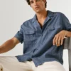 Camisa con cuello cubano Camisa con cuello cubano