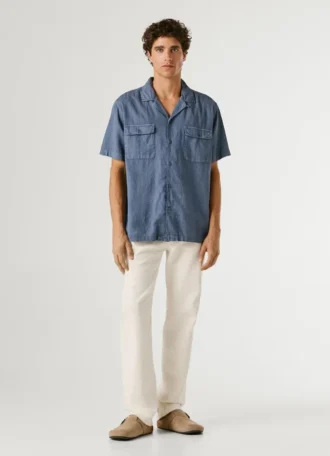 Camisa con cuello cubano
