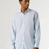 Camisa de corte regular con estampado geométrico Camisa de corte regular con estampado geométrico