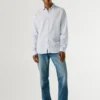 Camisa de corte regular teñida en prenda