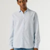 Camisa de corte regular teñida en prenda