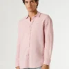 Camisa de corte regular teñida en prenda