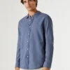 Camisa de corte regular teñida en prenda