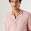 Camisa de corte regular teñida en prenda