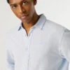 Camisa de corte regular teñida en prenda