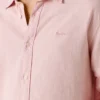 Camisa de corte regular teñida en prenda