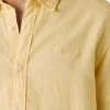 Camisa de corte regular teñida en prenda