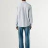 Camisa de corte regular teñida en prenda