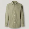Camisa de corte regular teñida en prenda