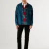 Camisa de denim de corte holgado