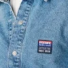 Camisa de denim de corte holgado