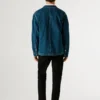 Camisa de denim de corte holgado