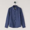 Camisa de lino de corte regular