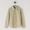 Camisa de lino de corte regular