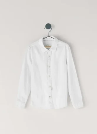 Camisa de lino de corte regular