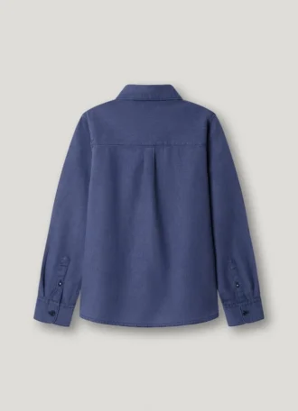 Camisa de lino de corte regular