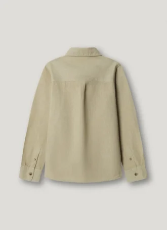 Camisa de lino de corte regular