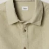 Camisa de lino de corte regular