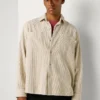 Camisa de pana de corte holgado