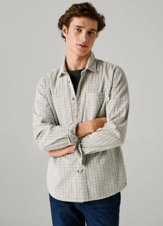 Camisa de pana de corte regular