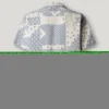 Camisa de patchwork con cuello cubano Camisa de patchwork con cuello cubano