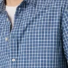 Camisa de popelín a cuadros de corte regular Camisa de popelín a cuadros de corte regular