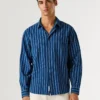 Camisa de popelín a rayas Camisa de popelín a rayas