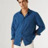 Camisa de popelín a rayas Camisa de popelín a rayas