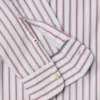 Camisa de popelín a rayas de corte regular