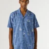 Camisa de popelín con cuello cubano Camisa de popelín con cuello cubano
