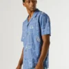 Camisa de popelín con cuello cubano Camisa de popelín con cuello cubano