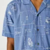 Camisa de popelín con cuello cubano Camisa de popelín con cuello cubano