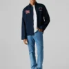 Camisa oversize de sarga Camisa oversize de sarga