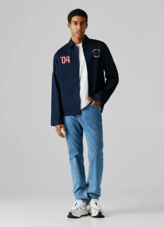 Camisa oversize de sarga