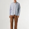 Camisa Oxford a rayas de corte regular